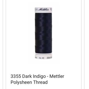 Mettler Polysheen (10) + OESD YenMet (2) Embroidery Thread Part. Used 12 Colors